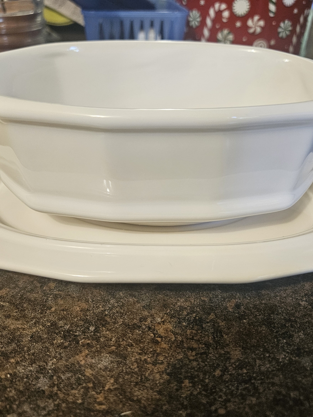 Pfaltzgraff Heritage White Gravy Boat with Underplate - Picture 2 of 5